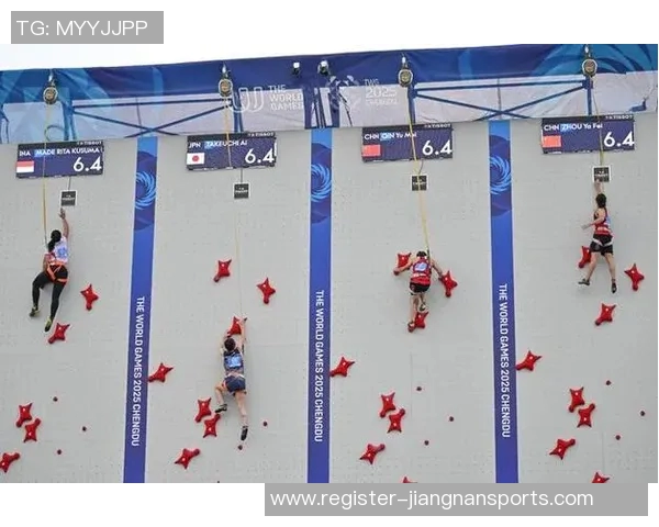 成都攀岩队在全国运动攀岩技术排行榜中荣获第七名展现实力与潜力